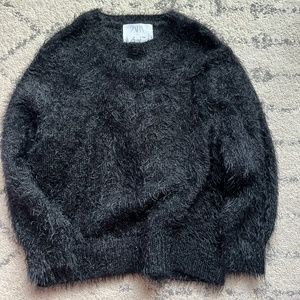 Zara girls eyelash sweater